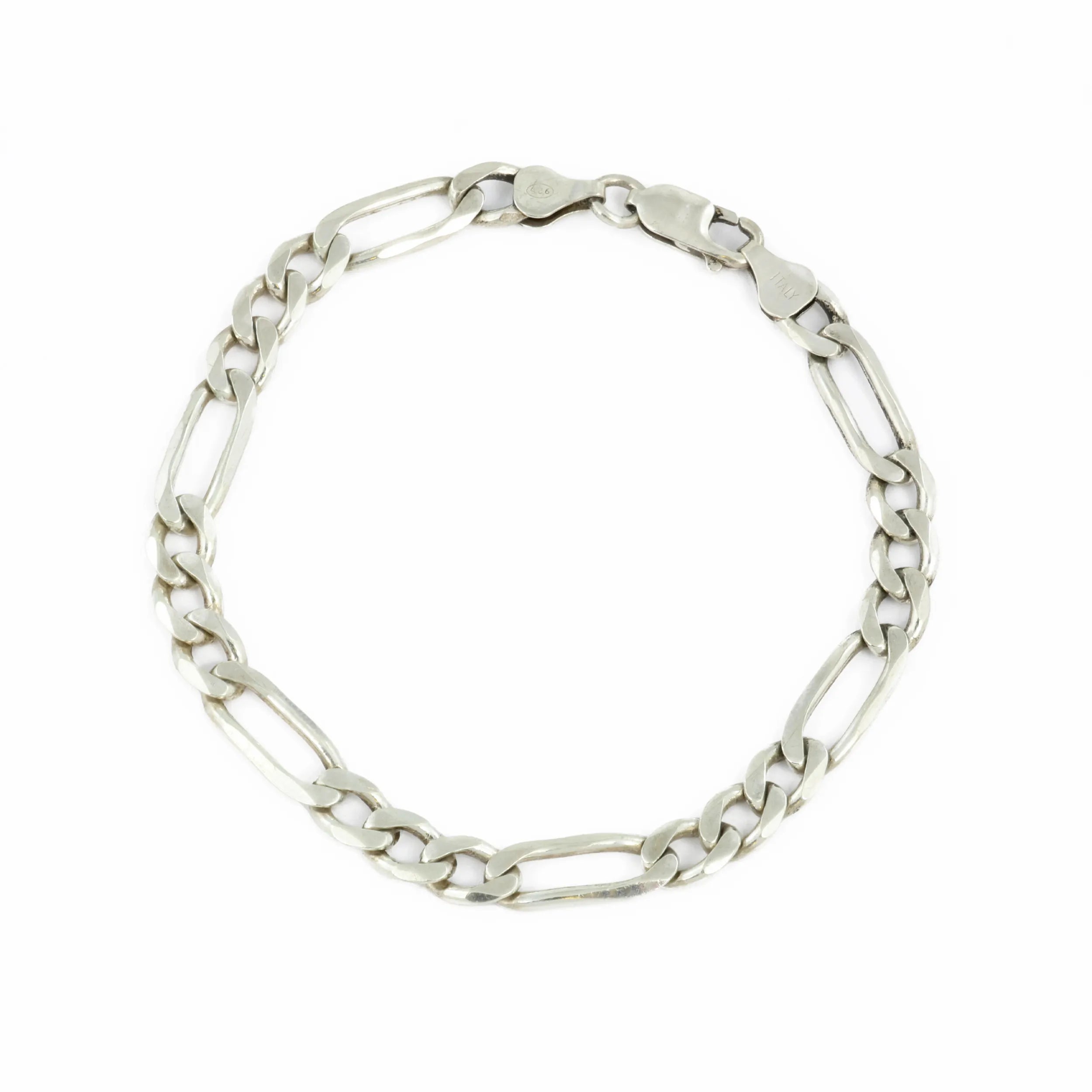 Silver Bracelet - Figaro Chain