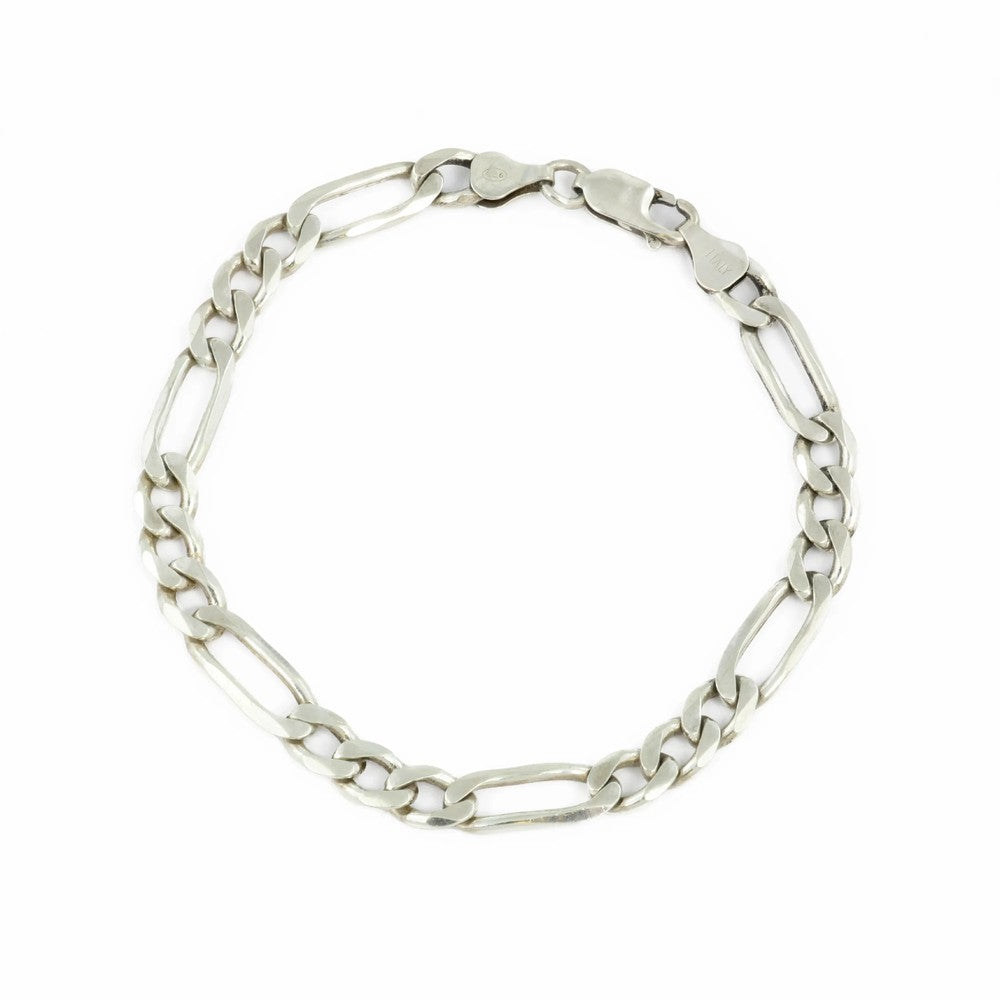 Bracelet en Argent - Maille Figaro