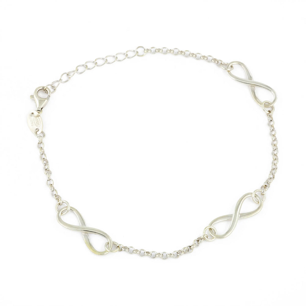 Bracelet en Argent - Maille Infini