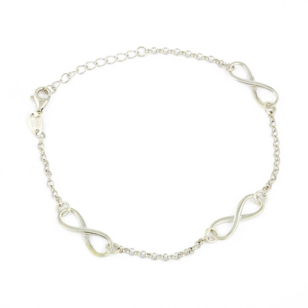 Bracelet en Argent - Maille Infini