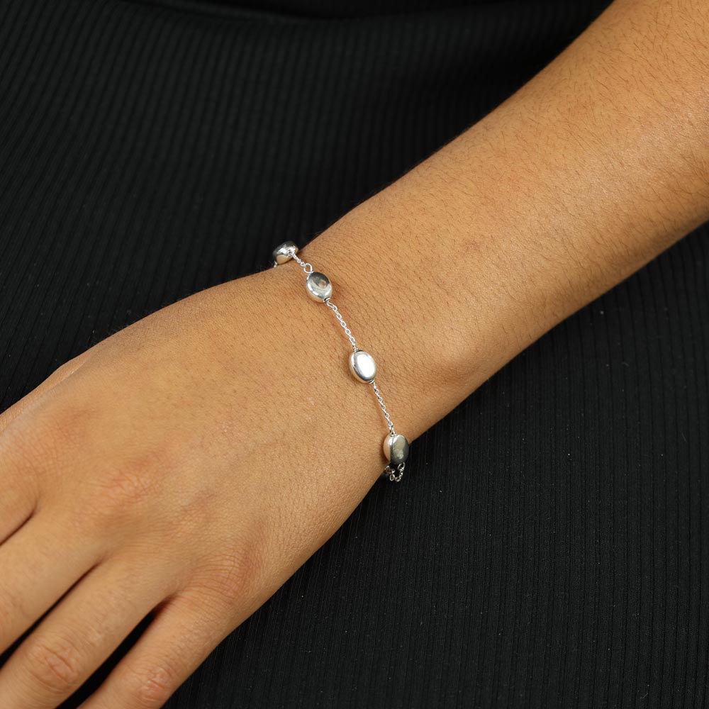 Sterling Silver Bracelet - Oval Link