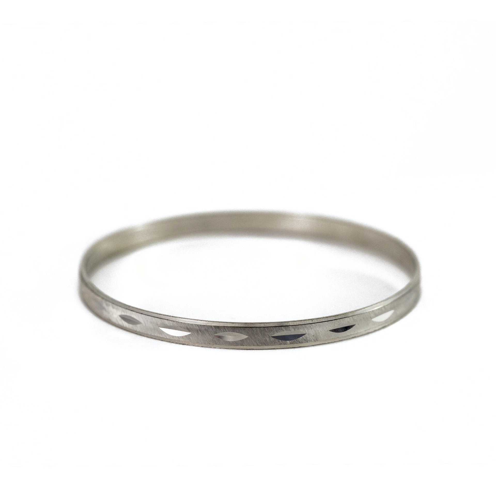 Bracelet en Argent 800 - Style "Esclave" (72 mm diam)