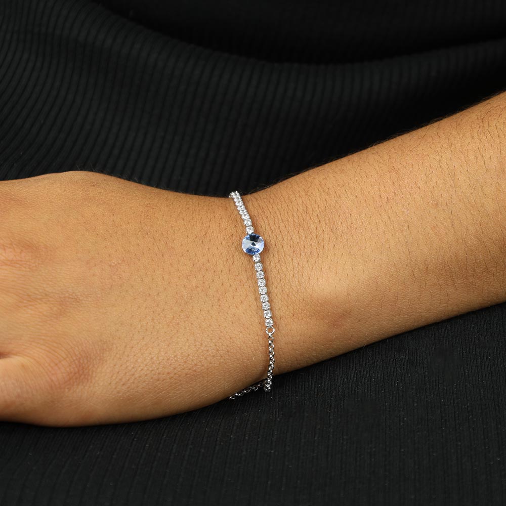 Bracelet en Argent avec Zirconium