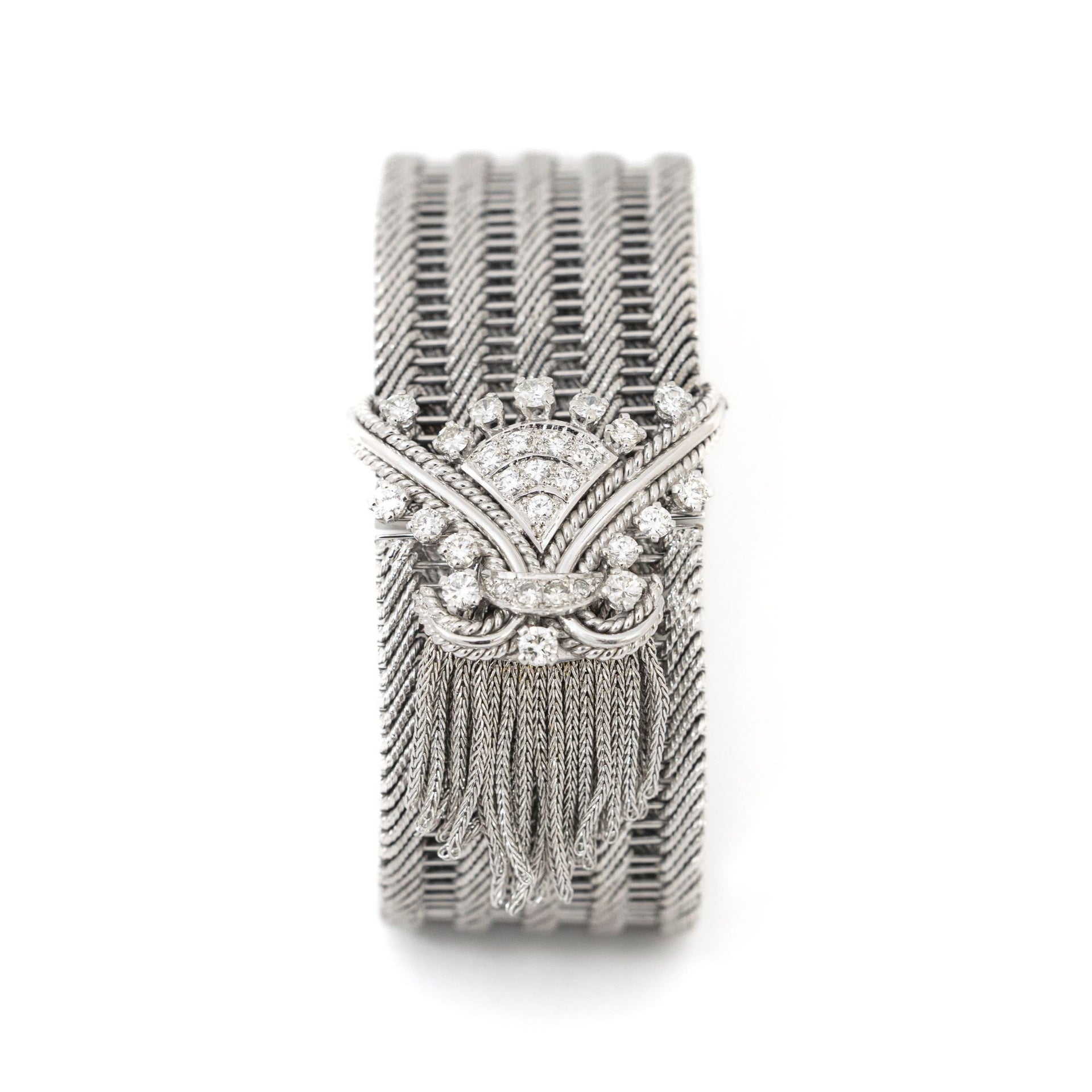 Bracelet en Or blanc 18k avec Diamants
