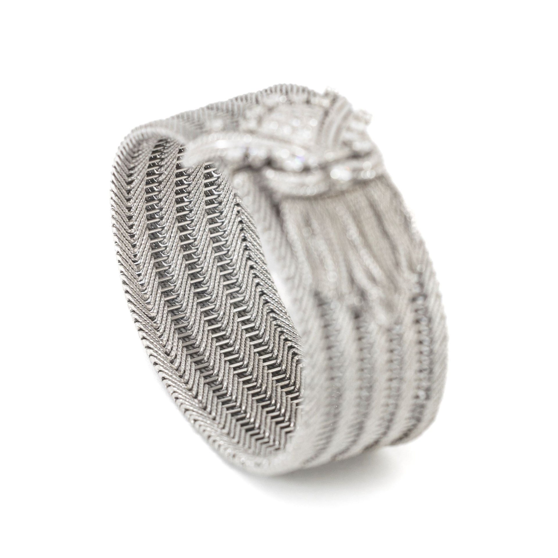 Bracelet en Or blanc 18k avec Diamants