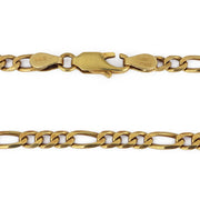 18k Yellow Gold Bracelet - Figaro Chain