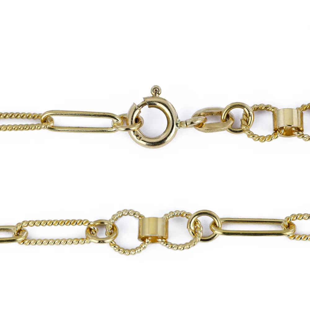 Paperclip chain bracelets