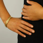 Bracelet en Or jaune 18k - Style "Egyptien"
