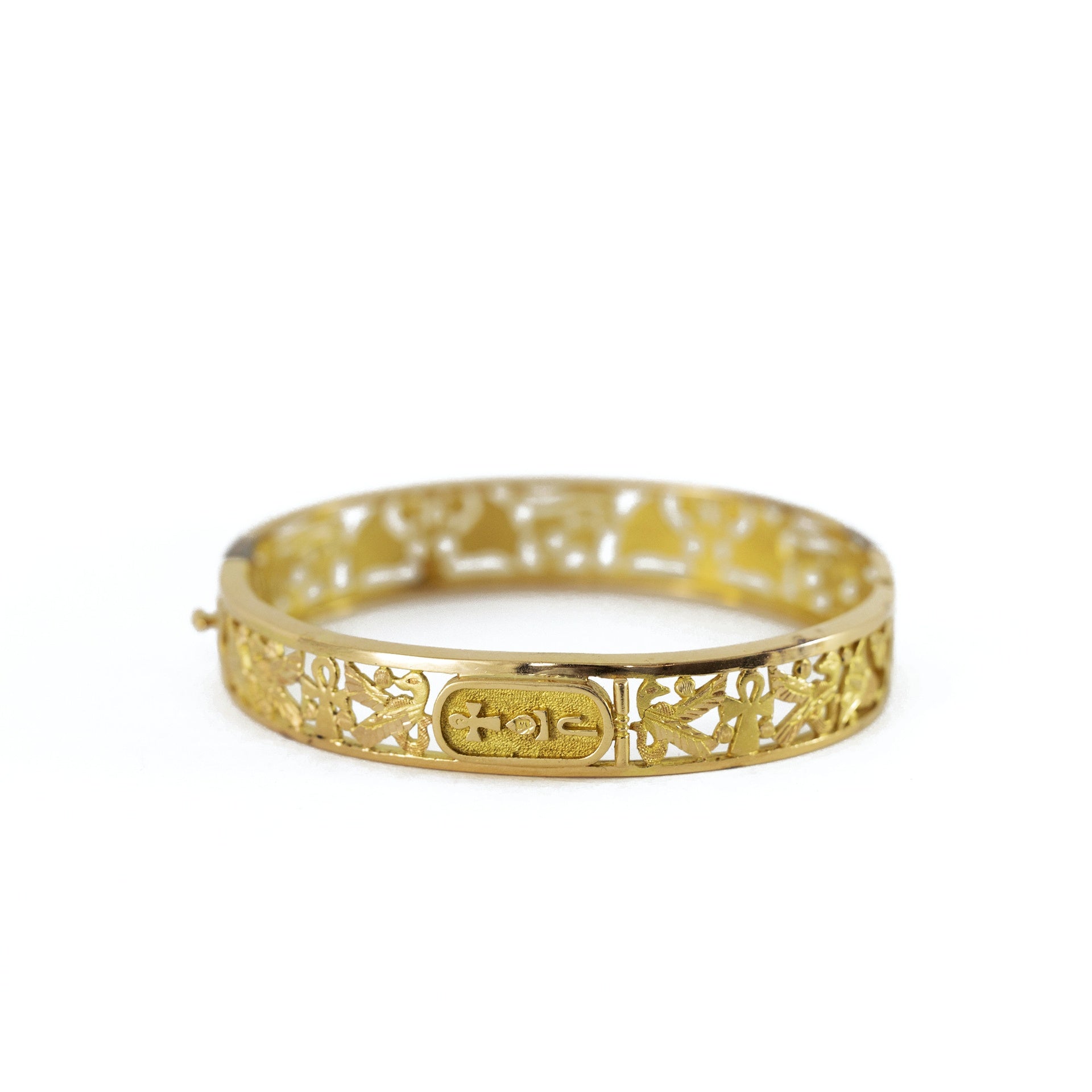 Bracelet en Or jaune 18k - Style "Egyptien"
