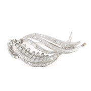 Broche en Or blanc 18k avec Diamants