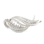 Broche en Or blanc 18k avec Diamants