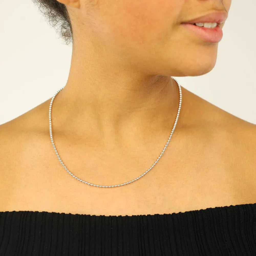 Chaine en Argent - Maille Boule