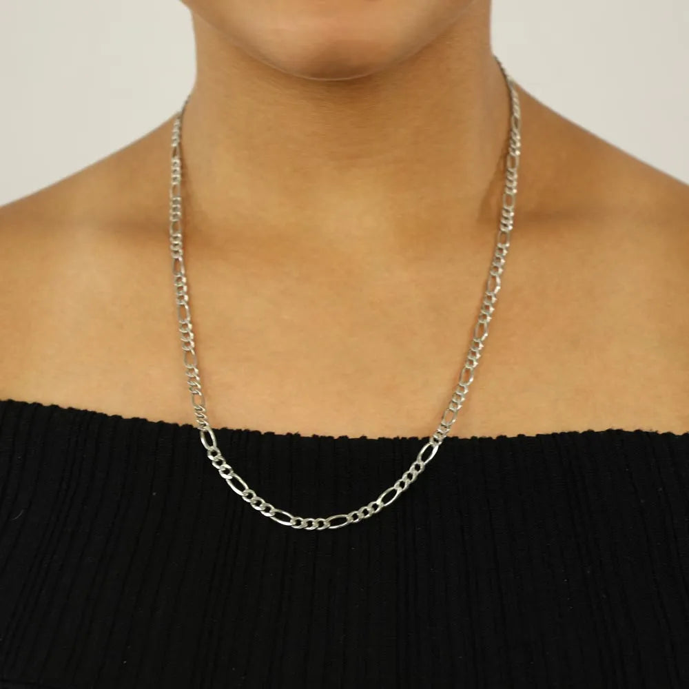Chaine en Argent 925 - Maille Figaro