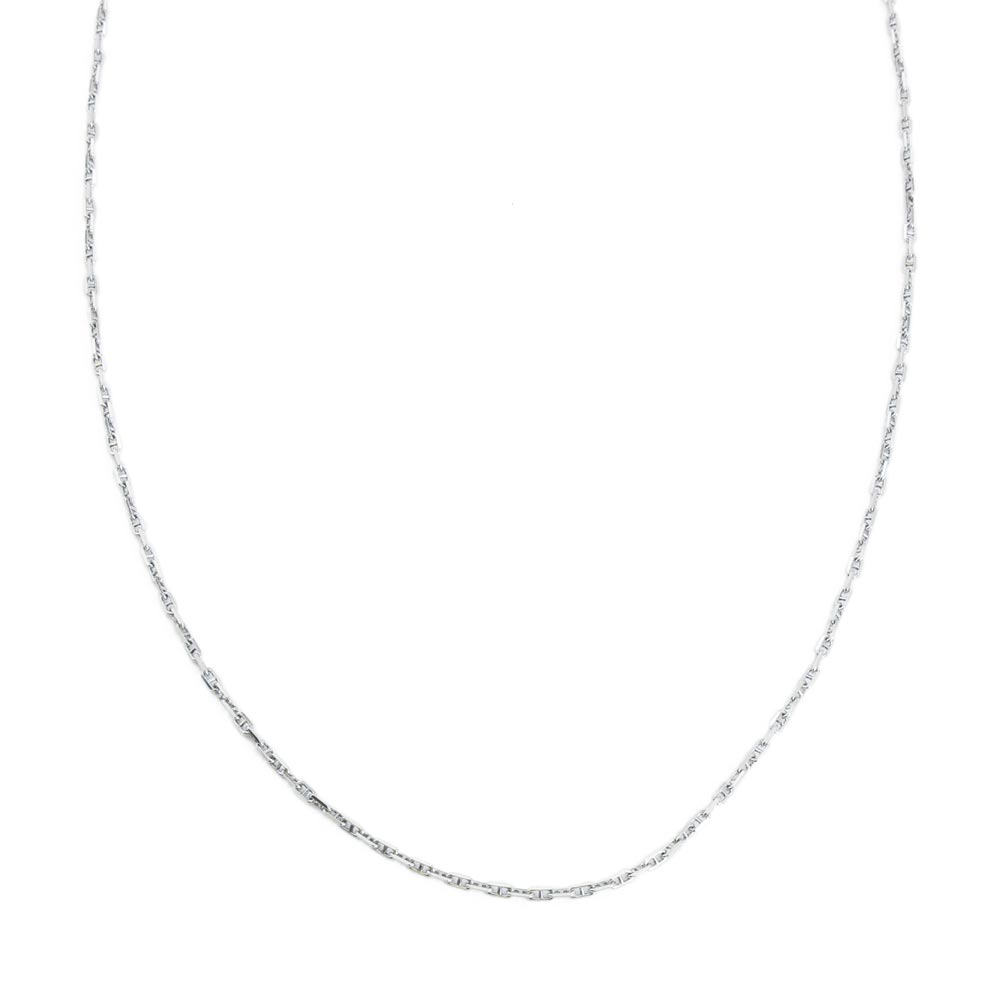 18k White Gold - Cable Chain
