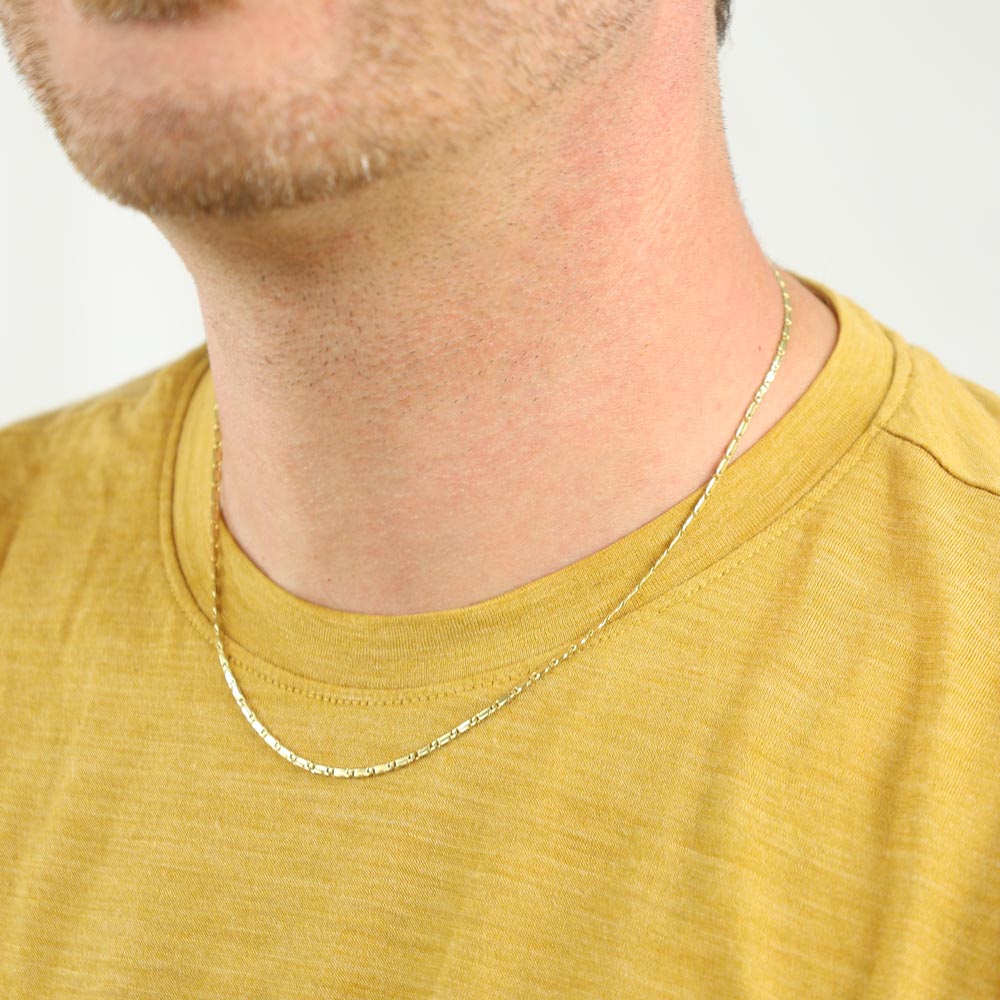 18k White Gold - Cable Chain