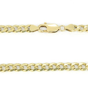 Chaine en Or jaune 14k - Maille "Gourmette"