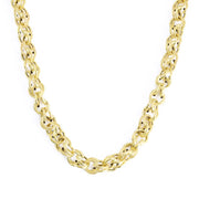 18k Yellow Gold Chain - "Double Rope" Link