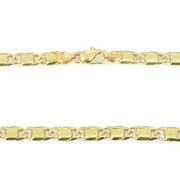 18k Yellow Gold "Figaro" Chain