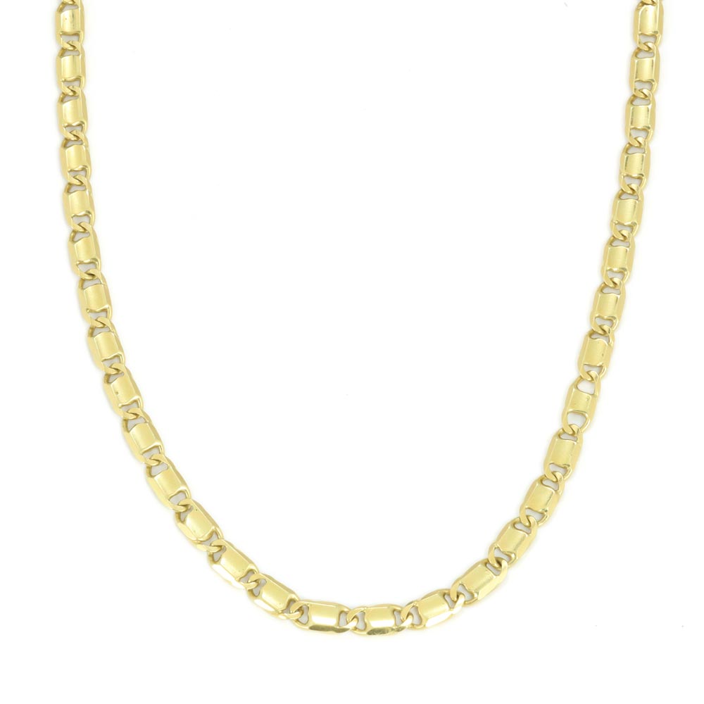 Chaine en Or jaune 18k - Maille "Figaro"