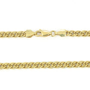 Chaine en Or jaune 18k - Maille "Forçat alternée"