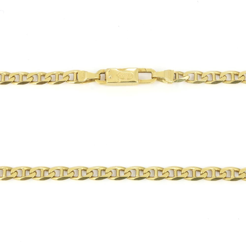 Chaine en Or jaune 18k - Maille "Gourmette"