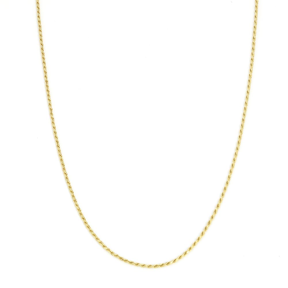 Chaine en Or jaune 18k - Maille "Torsadée"