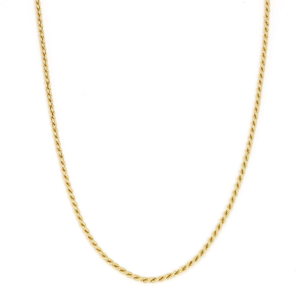 Chaine en Or jaune 18k - Maille "Torsadée"