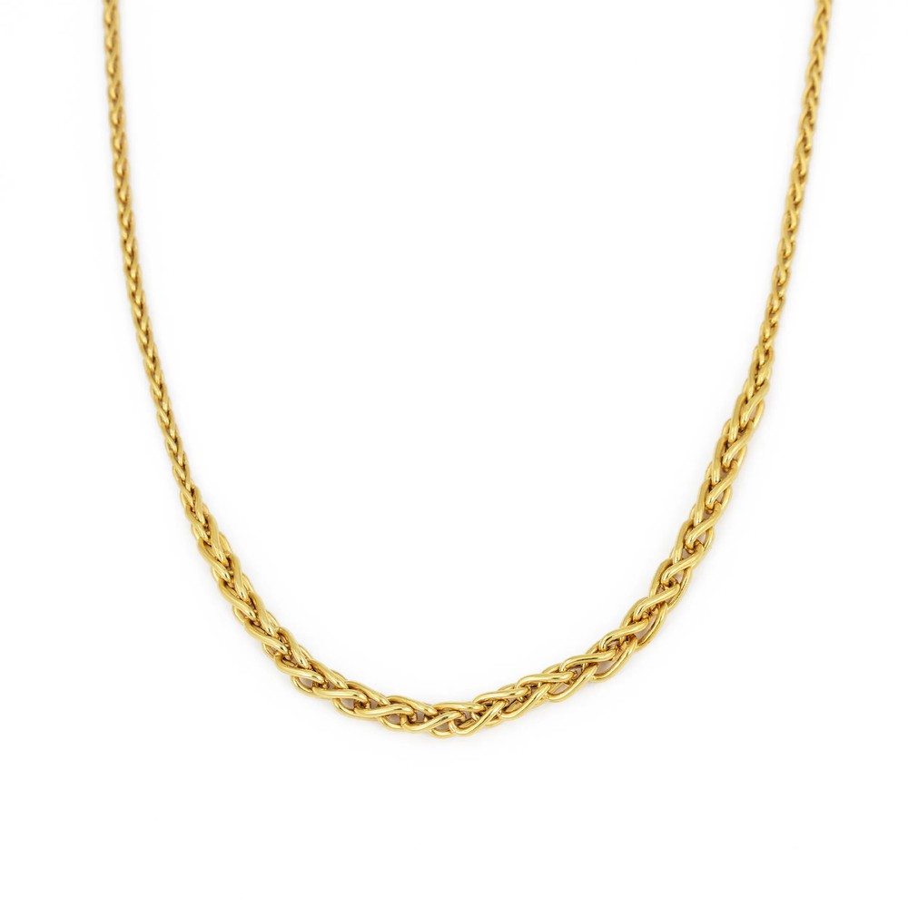Chaine en Or jaune 18k - Maille "torsadée"