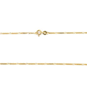 18k Yellow Gold Chain - Figaro Link