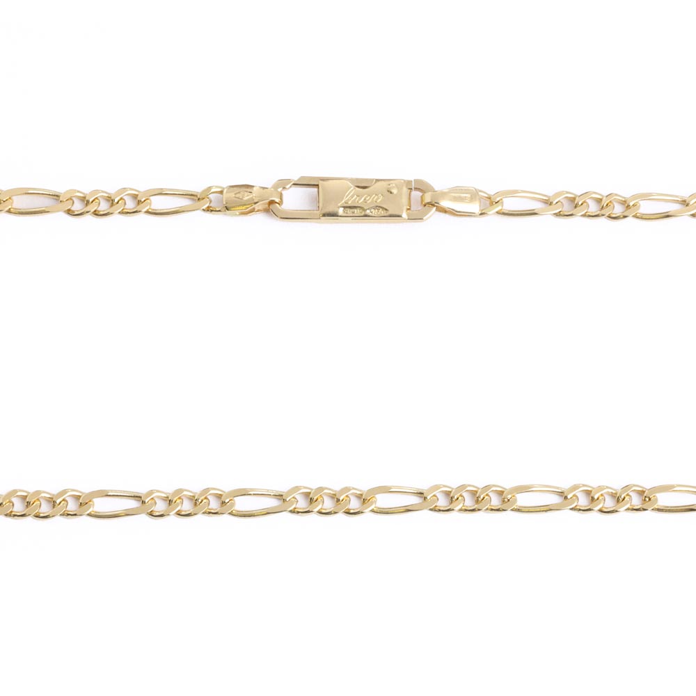 Chaine en Or jaune 18k - Maille Forçat