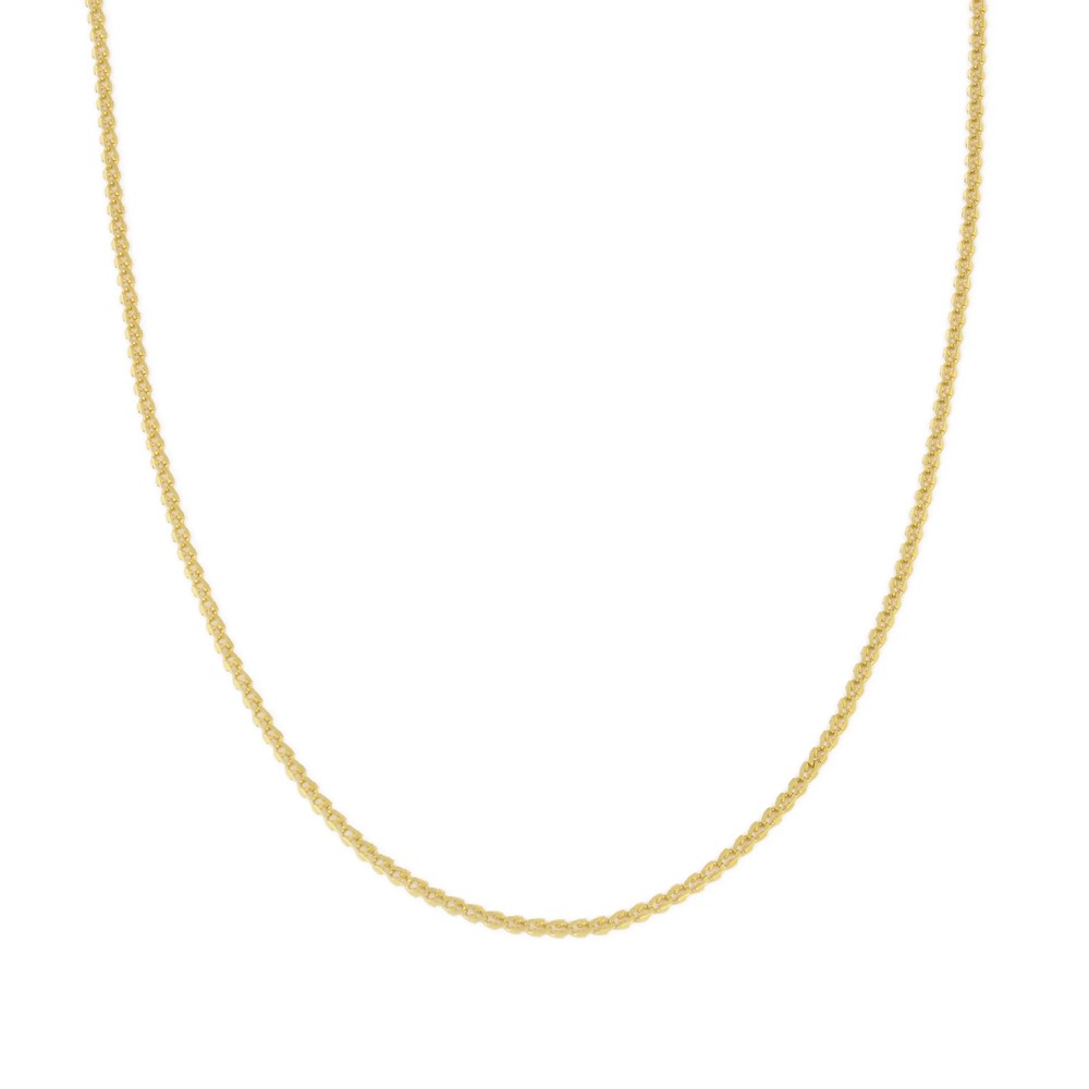 Chaine en Or jaune 18k - Maille Forçat