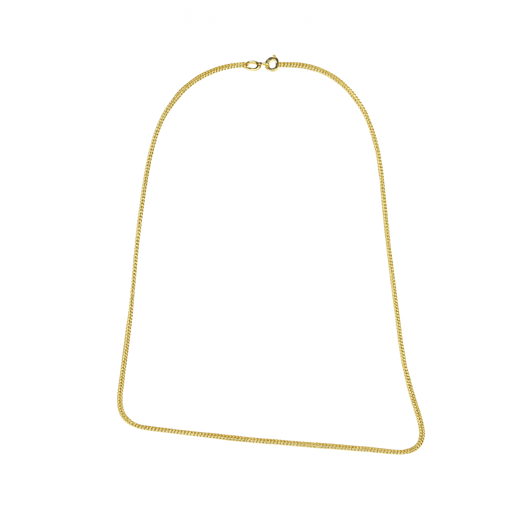 18K Yellow Gold Chain - Cable Chain