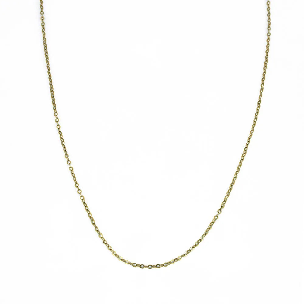 Chaine en Or jaune 18k - Maille Forçat