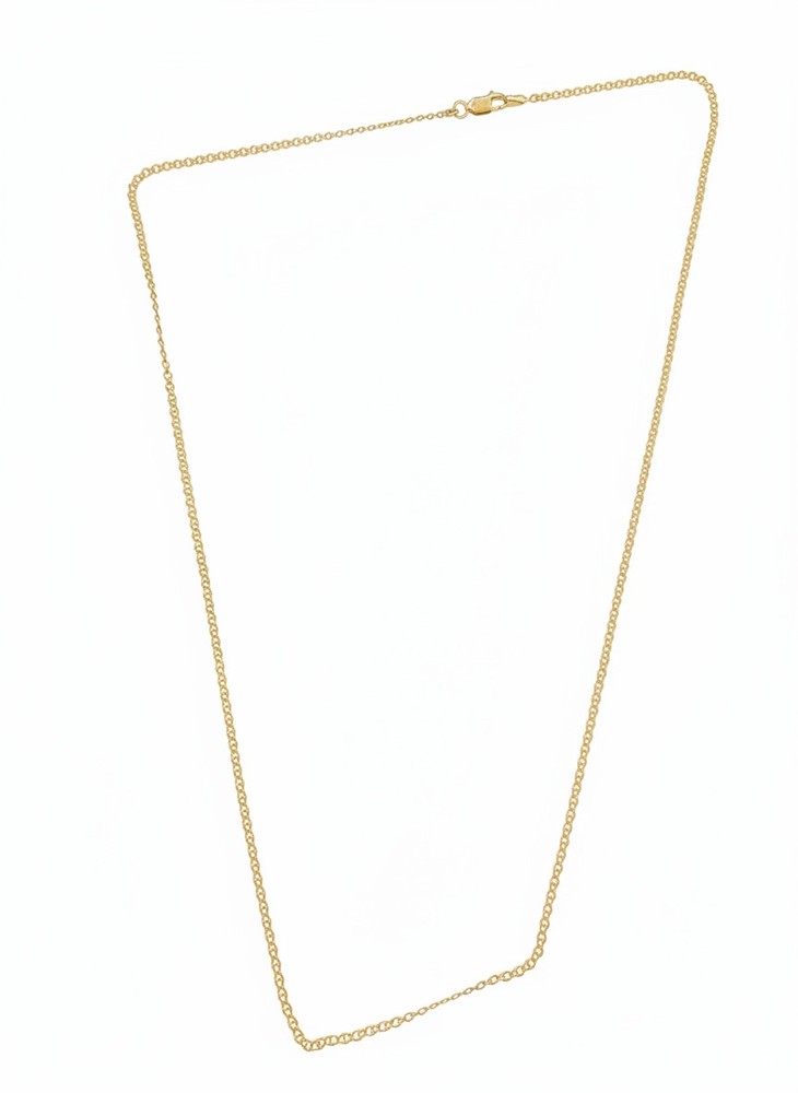 Chaine en Or jaune 18k - Maille Forçat
