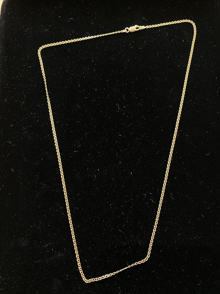 Chaine en Or jaune 18k - Maille Forçat
