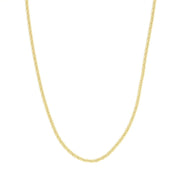 Chaine en Or jaune 18k - Maille Forçat/Gourmette