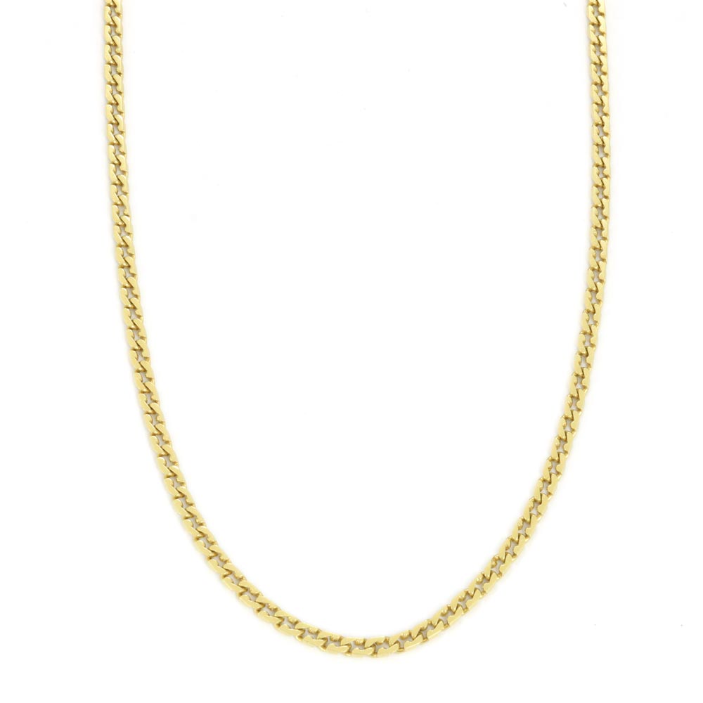 Chaine en Or jaune 18k - Maille Gourmette