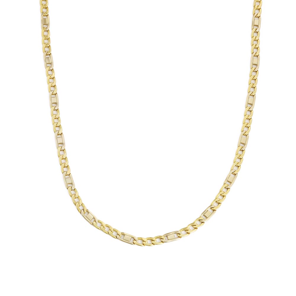 Chaine en Or jaune 18k - Maille Gourmette