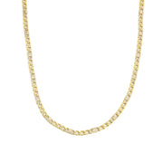 Chaine en Or jaune 18k - Maille Gourmette