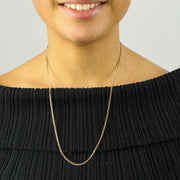 Chaine en Or jaune 18k - Maille Gourmette