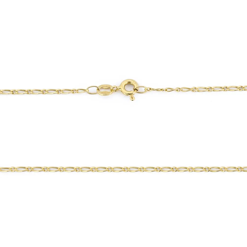 Chaine en Or jaune 18k - Maille alternée Ovale et Ronde