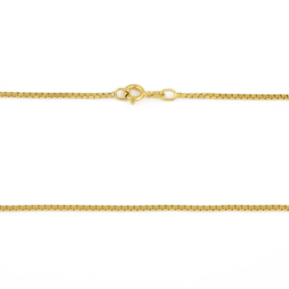 Chaine en Or jaune et blanc 18k - Maille Venitienne