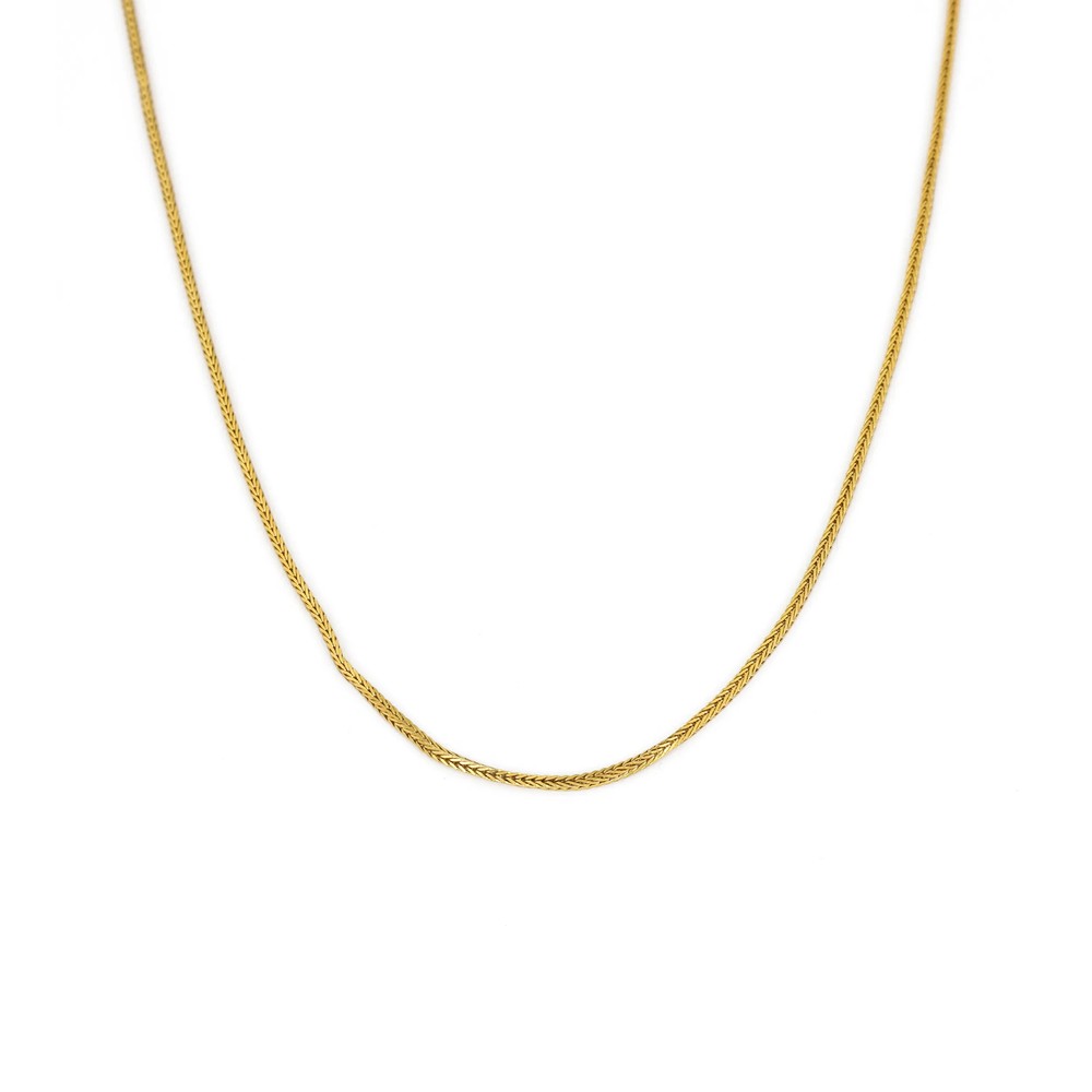 Chaîne en Or jaune 18k - Maille Palmier