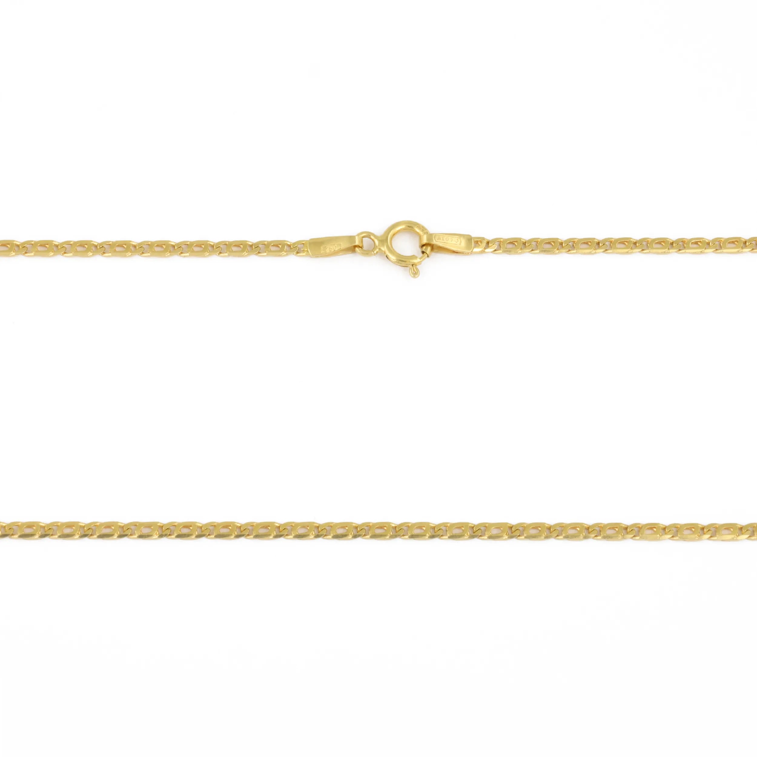 Chaîne en Or jaune 18k - Maille Égyptienne
