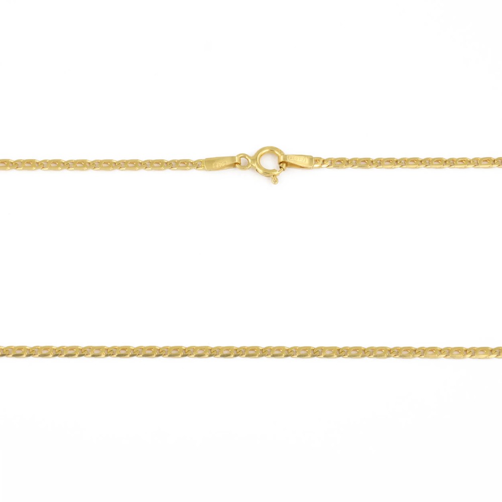 Chaîne en Or jaune 18k - Maille Égyptienne