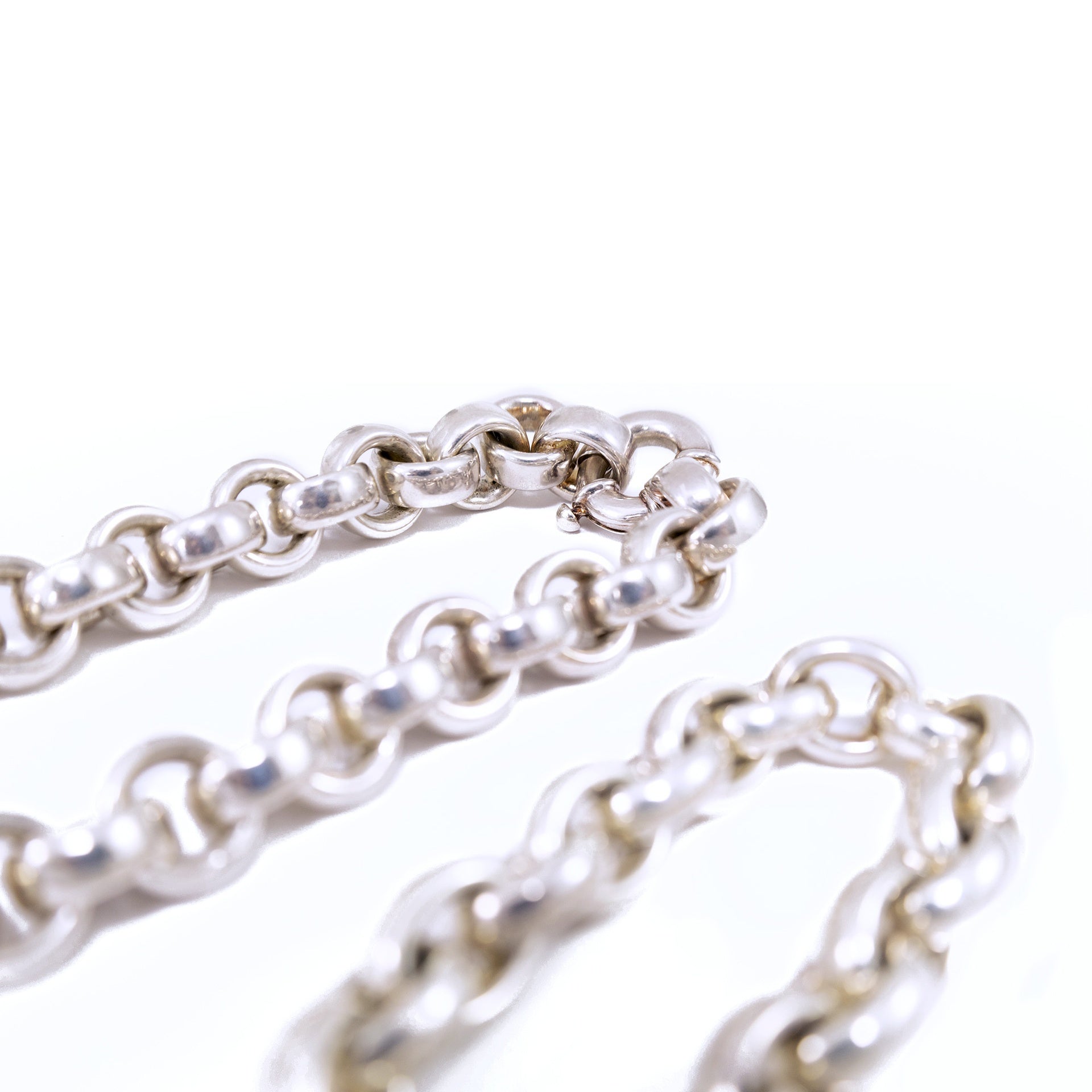 Collier / Bracelet en Argent - Maille Marine