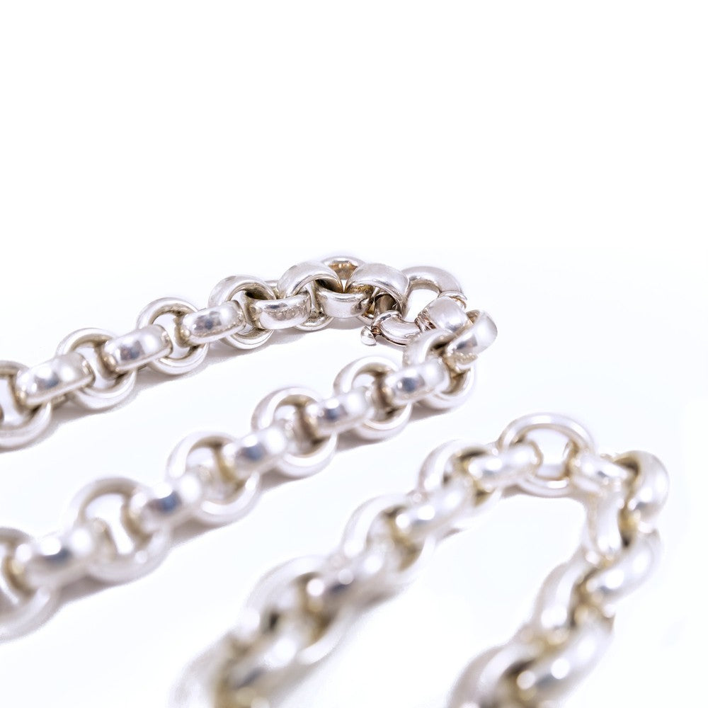 Collier / Bracelet en Argent - Maille Marine