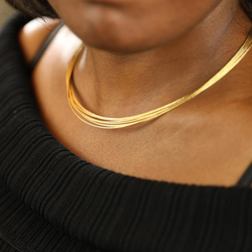 Collier Dinh Van en Or jaune 18k