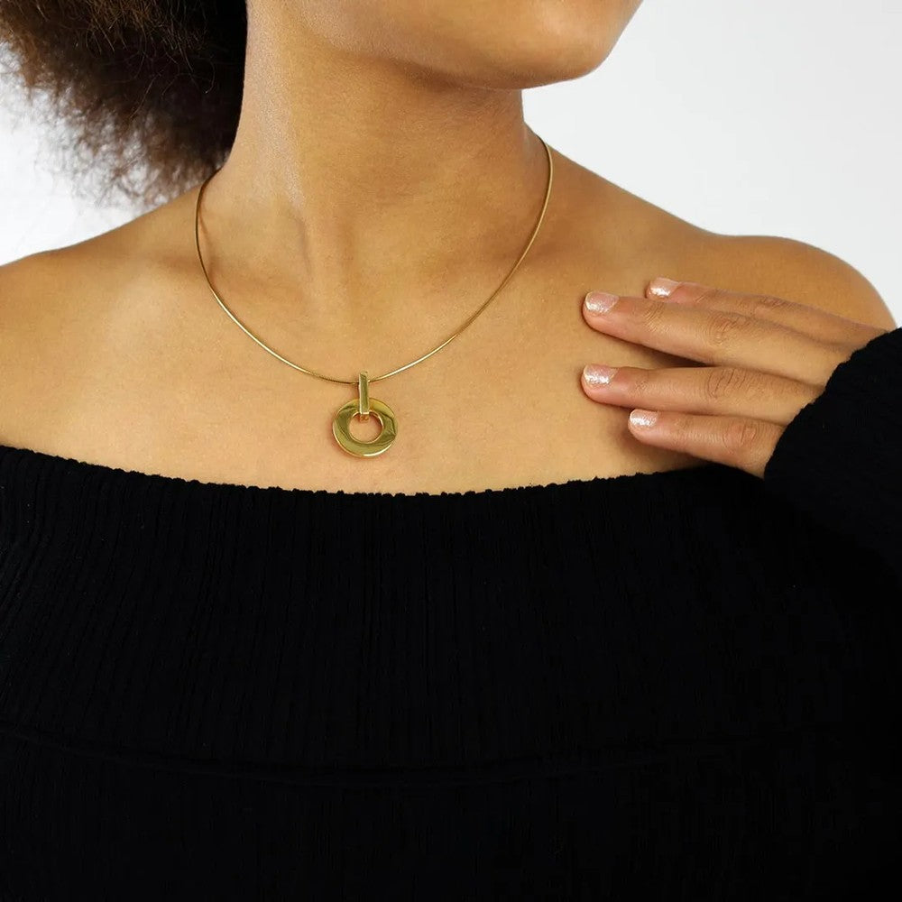 Collier Vento en Or jaune 18k
