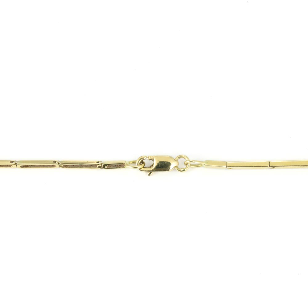 18k Two-Tone Gold Diamond Necklace